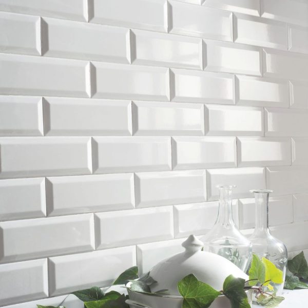 azulejos cocina blanco brillo