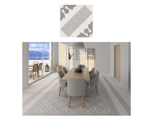 Azulejos brescia gris para salón  |  cerámica de alta calidad