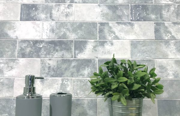 Lisboa Cielo Rústicos Pasta Blanca 7.5x22.5 | Revestimiento Mate