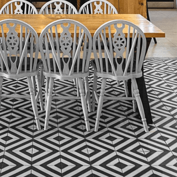 hidráulica artesanal Zebra negro