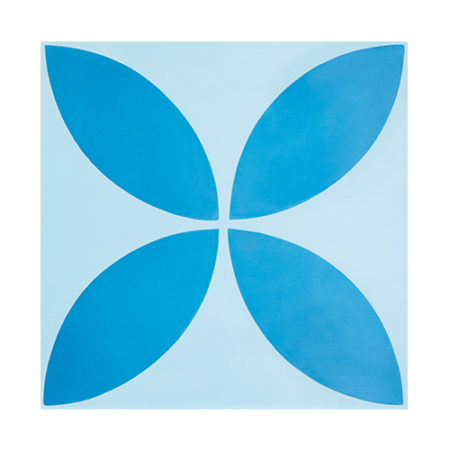 Azulejos hidráulicos azul