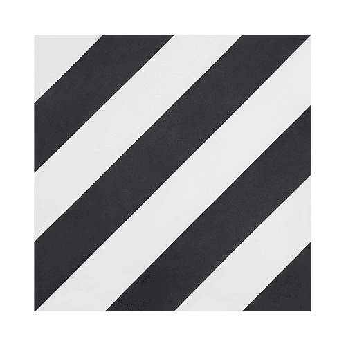 Baldosa hidráulica artesanal zebra negro precio españa