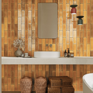 azulejos metro cocina Alcanar Caramel