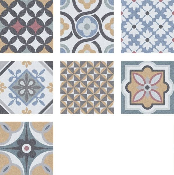 Azulejo hidráulico Cocina - Gres Porcelánico Mate para Suelos y Paredes