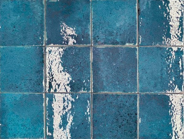 Azulejo Porcelánico Azul para Piscina